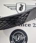 Preview: Originalgetreue Nachfertigung – Spritzschutz vorne für Zündapp HAI / CX 25 & 50 (Typ 448) 448-​19.132 + Flügelwappen !